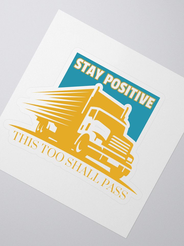 Slogan #9 This Too Shall Pass Sticker product image (2)