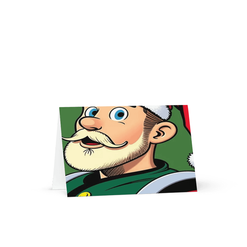santa postcard