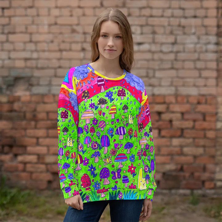 Abstract Nature's Doodle Art Unisex Sweatshirt product image (2)