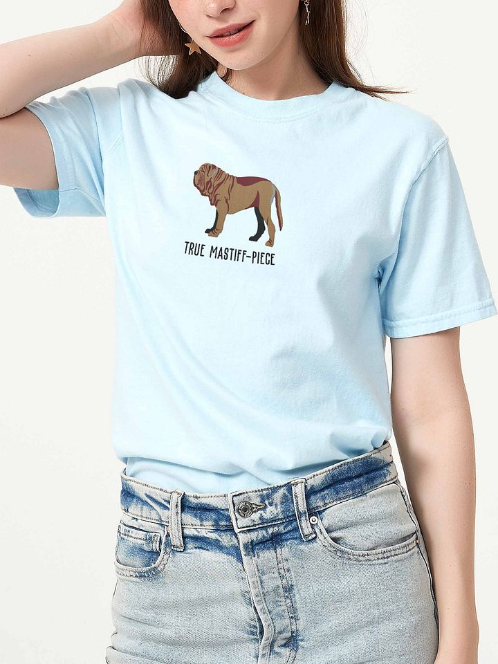 True Mastiff-Piece T-Shirt(Embroidered) of a Neapolitan Mastiff product image (2)