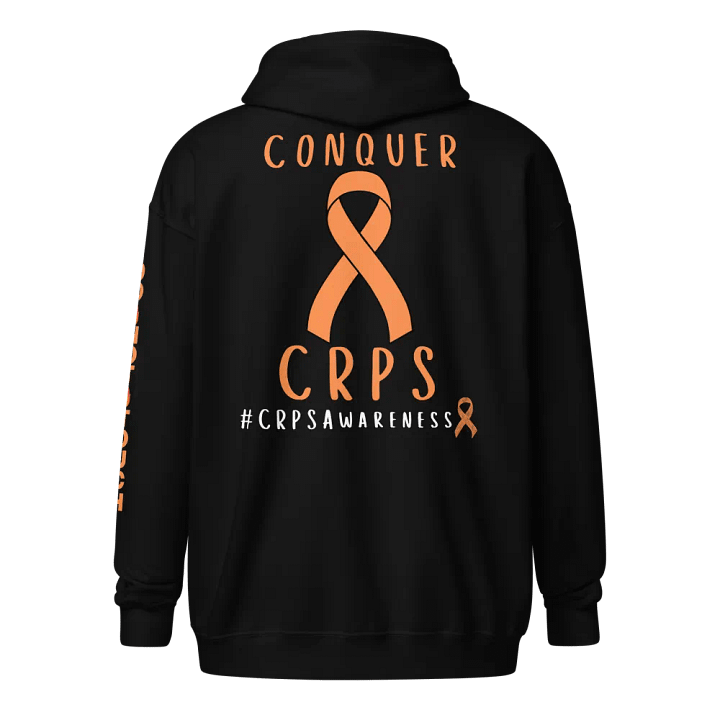 Do Not Touch LEFT Arm Classic Conquer CRPS Zip Hoodie product image (2)