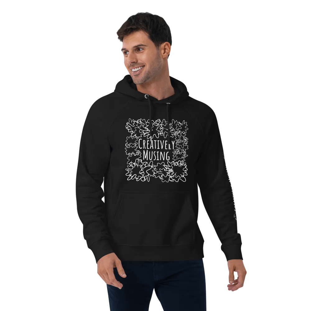 Premium Eco-Friendly White Logo Hoodie product image (2)