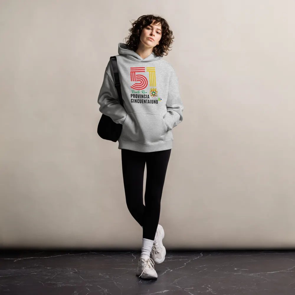 Sudadera con capucha gris - Provincia 51 Puerto Rico España product image (8)