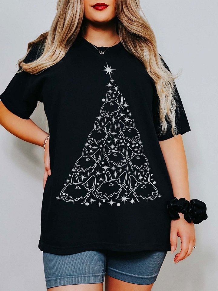 English Bull Terrier Christmas Tree T-Shirt product image (1)