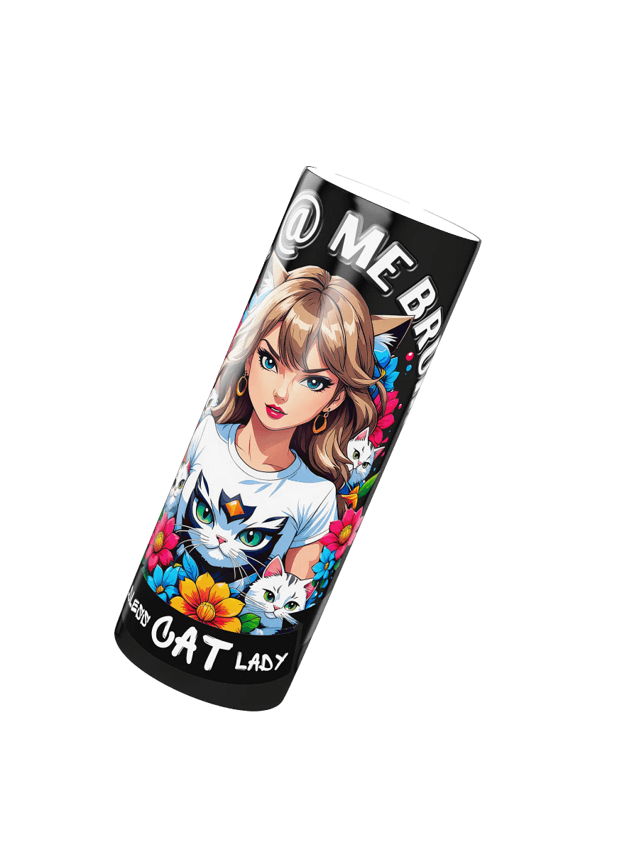 Childless Cat Lady 20 oz Skinny Stainless Steel Tumbler - Black product image (3)