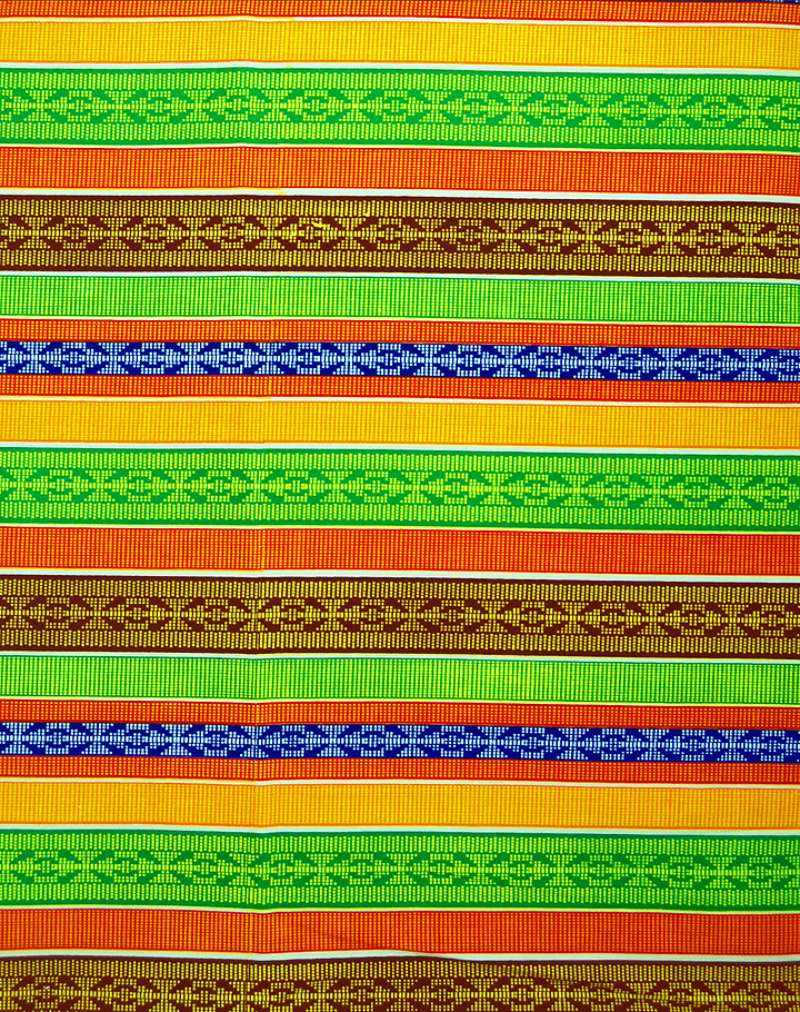Tessuto Wax Print - Design Righe - cod.527/A product image (1)