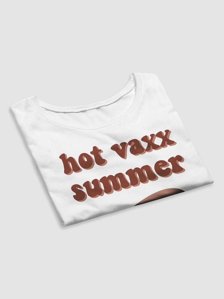 Vaccine Crop Tee (Pink & White) product image (4)