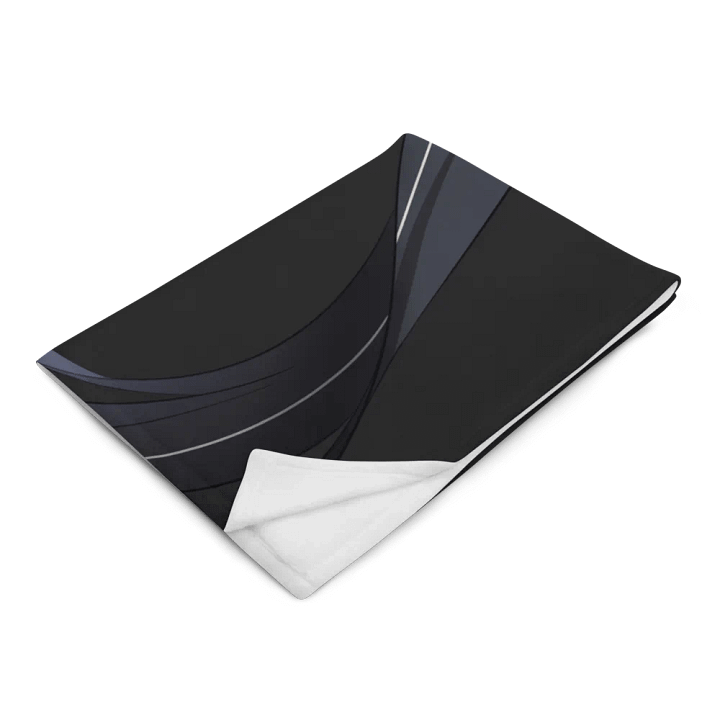 Throw Blanket - Byakko Chibi All Black Edition product image (14)