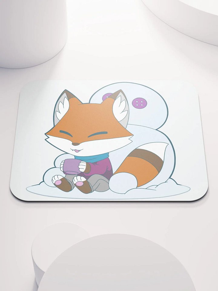 Winter Fox Mouse Pad product image (1)
