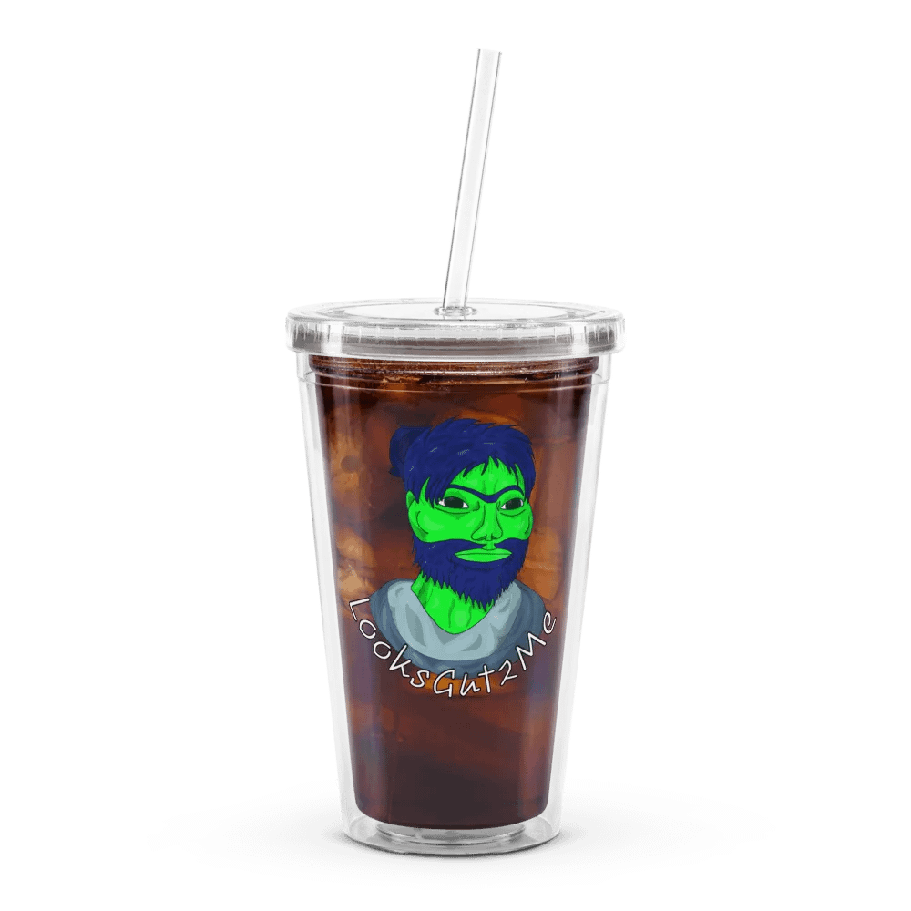 LooksGut2Me Clear Plastic Tumbler product image (7)