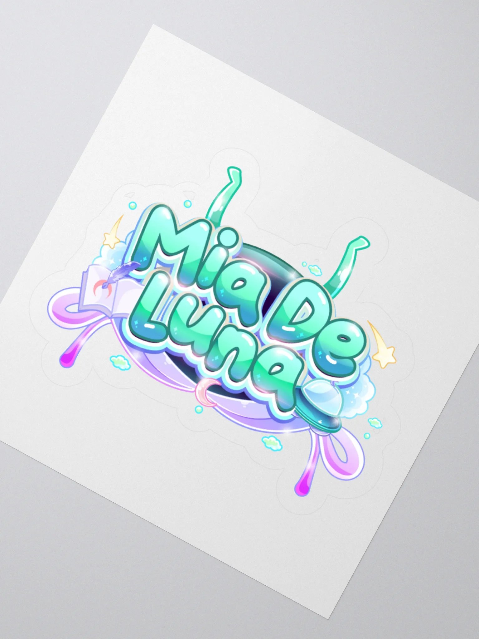 Mia De Luna Logo Kiss Cut Stickers product image (5)