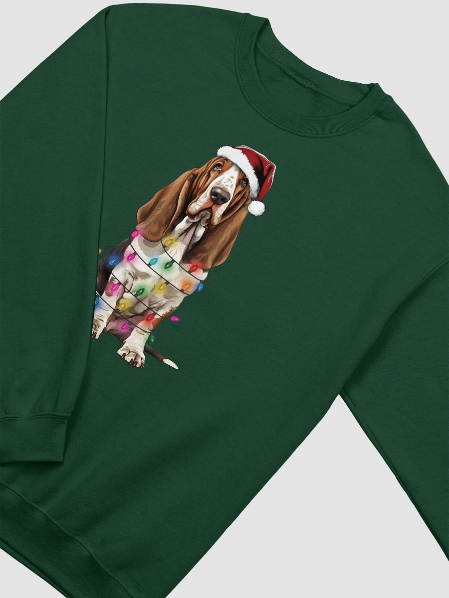 Funny Basset Hound Christmas Sweatshirt for Basset Hound Paw-rents product image (9)