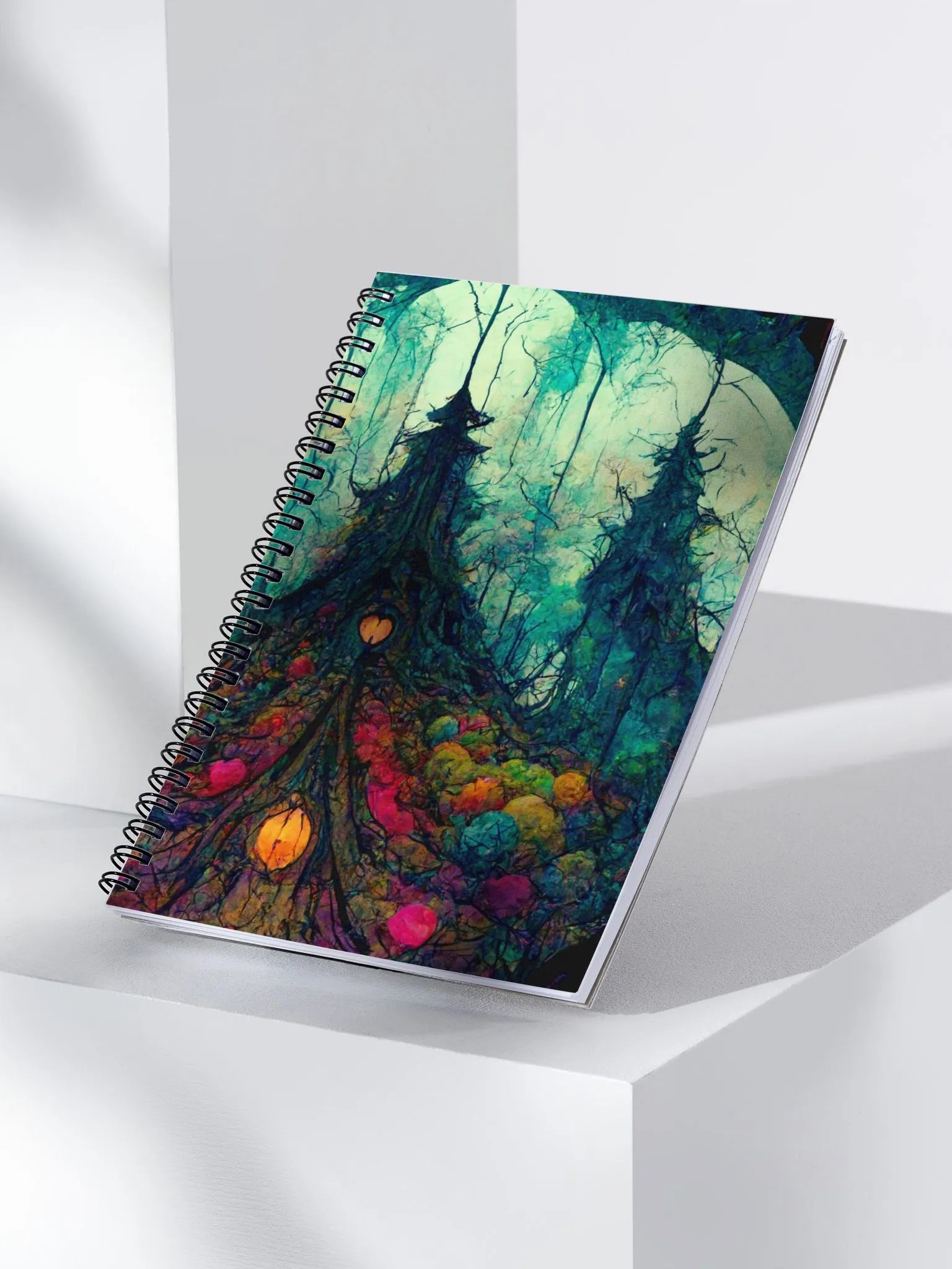 Enchanted Forest Spiral Notebook product image (3)