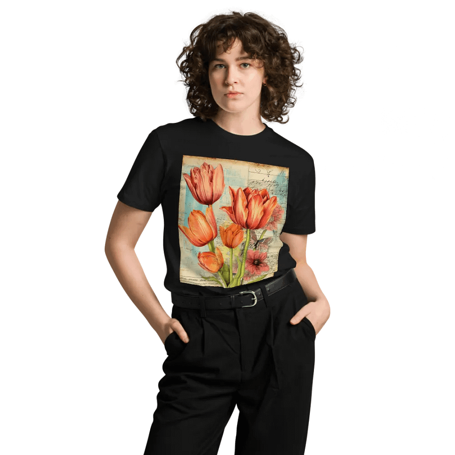 Vintage Tulip Tshirt product image (5)