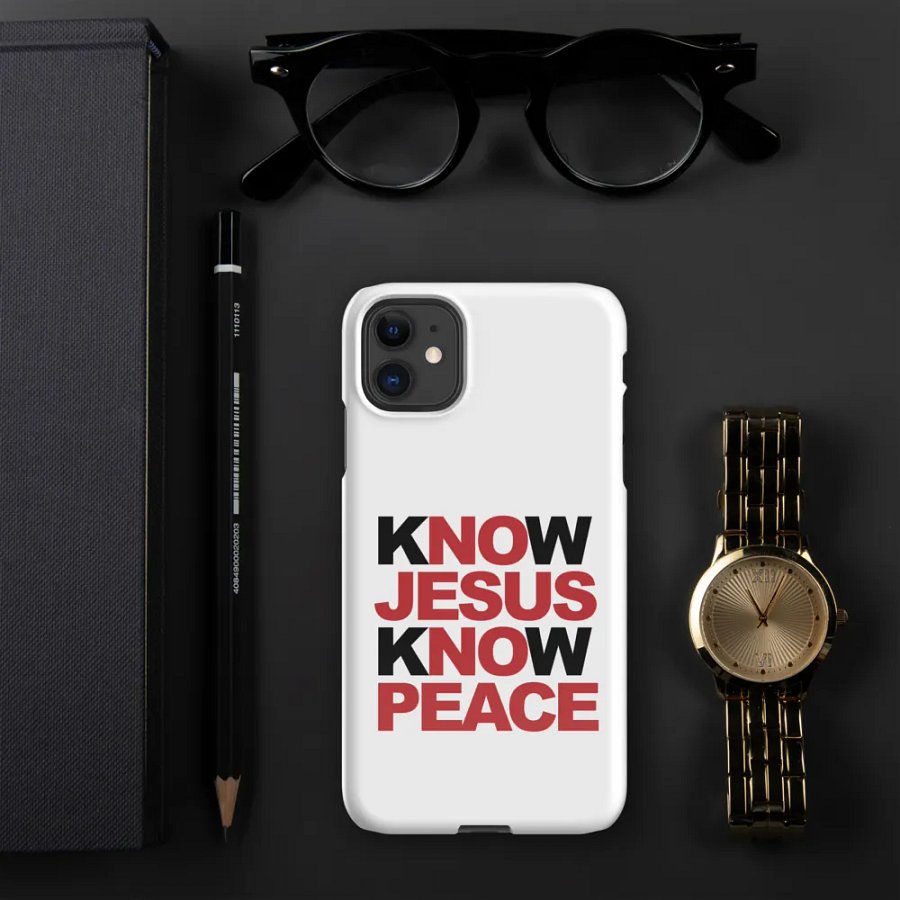 'KNOW JESUS' Phone cover product image (22)