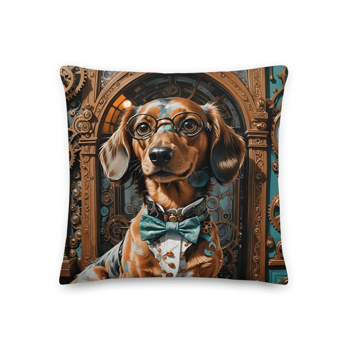 Dapper Dog Steampunk Pillow product image (1)