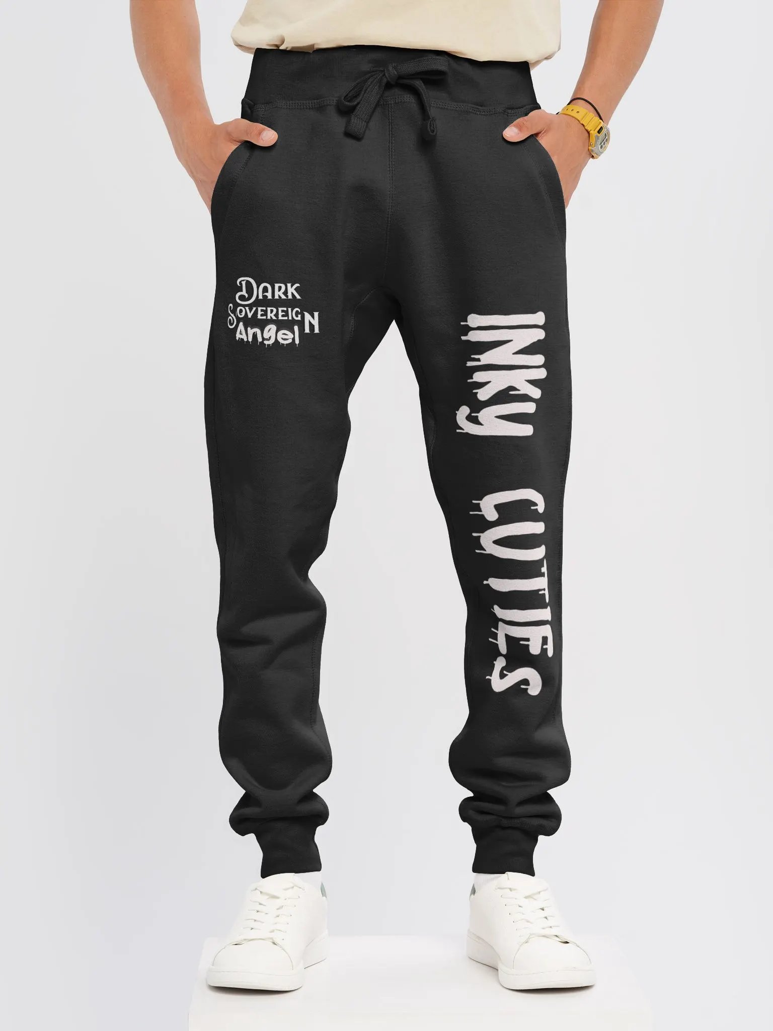 inky cuties dark sovereign angel sweatie pants product image (9)