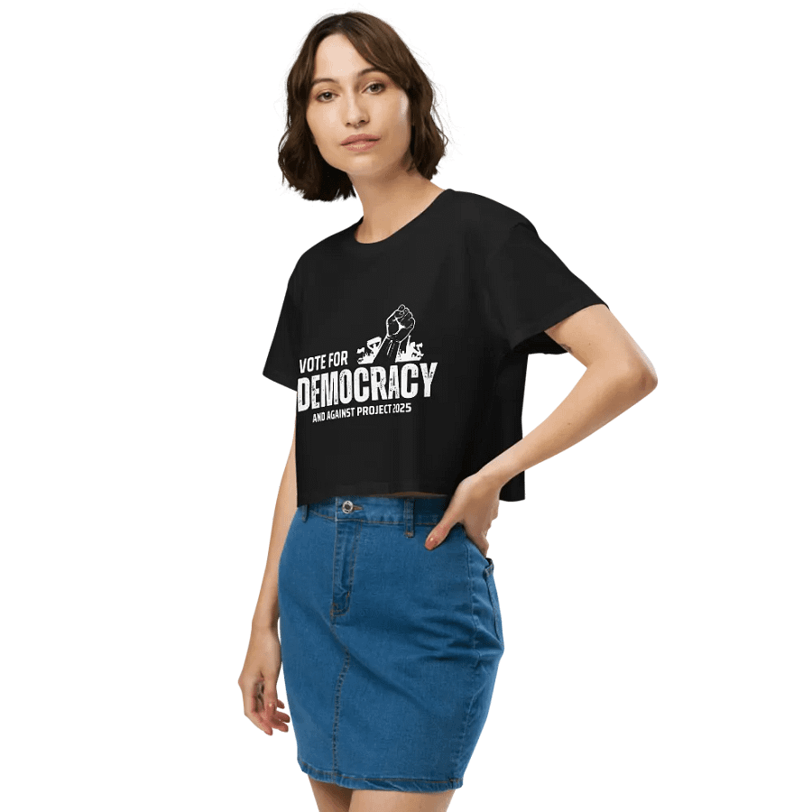 Pris-Vote For Democracy-CROP TOP TEE product image (5)