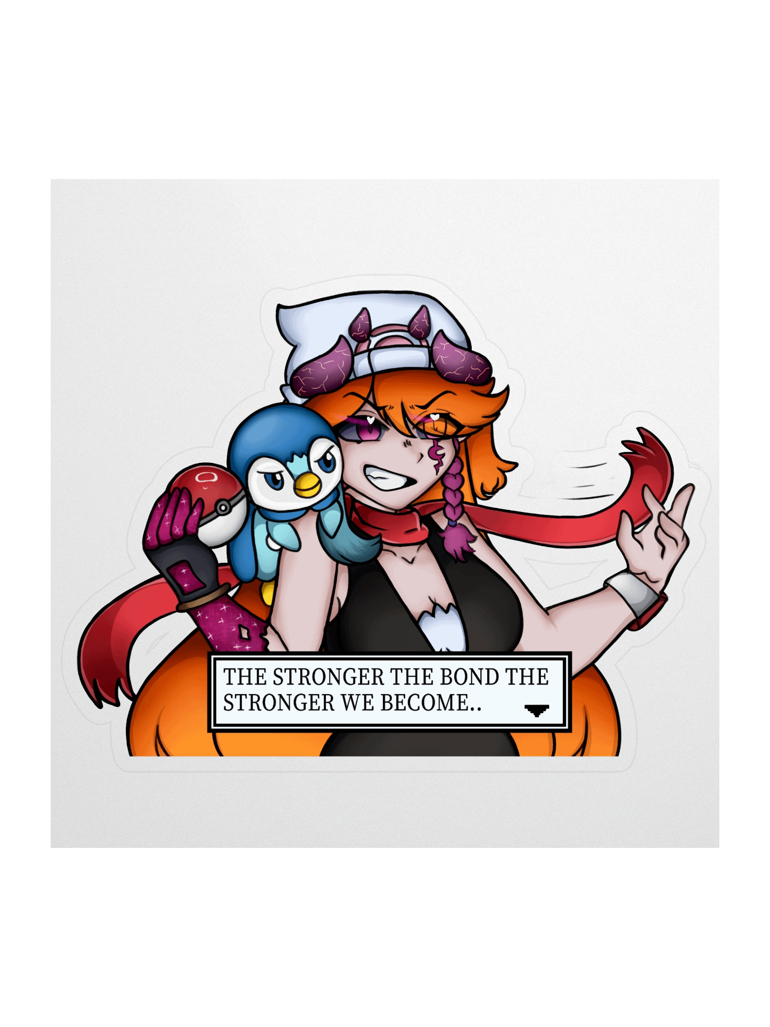 Ven PokeTrainer Sticker with Quote product image (1)