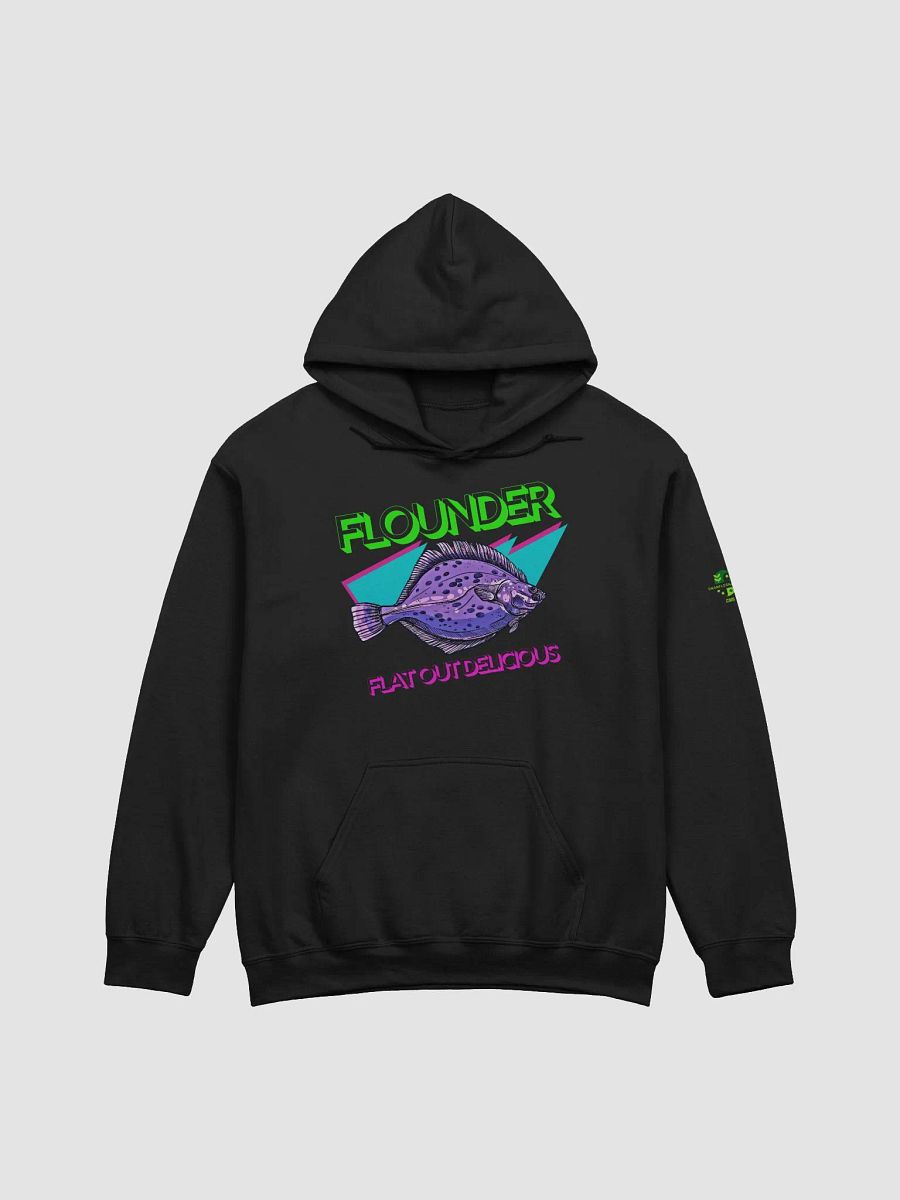 Flounder - Flat Out Delicious Radical Fishing Hoodie product image (8)