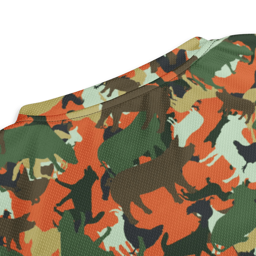 FARMOUFLAGE SAFE HUNTING CAMO RECYCLED UNISEX SPORTS JERSEY product image (4)