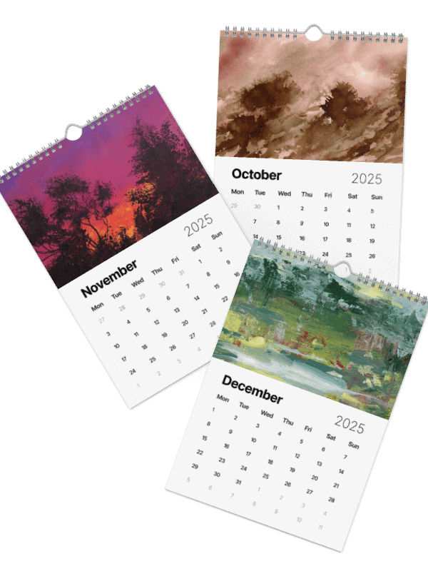 Nature's Magic - Traditional Art by Ruble | 2025 Calendar product image (5)
