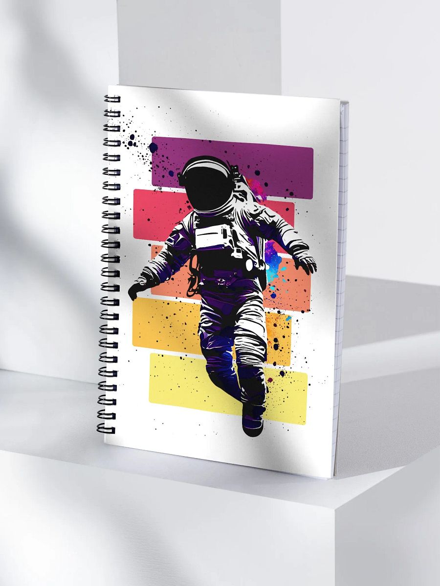 Cosmic Freedom: Retro Illustration of the Floating Astronaut product image (4)