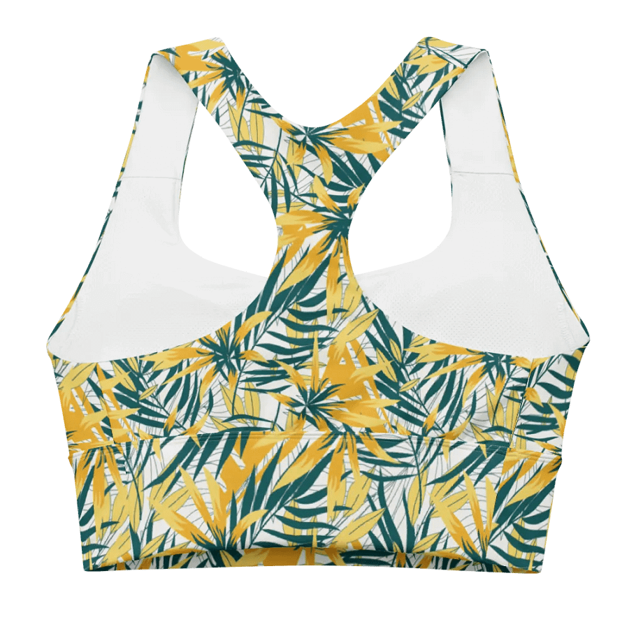 Tropical Summer | Recycled Longline Sports Bra product image (6)