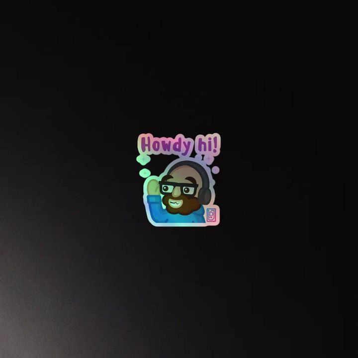 Howdy Hi Sticker product image (4)