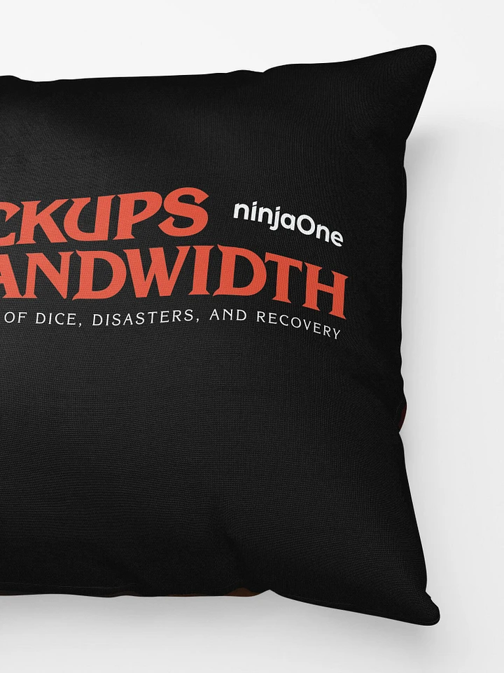 NinjaOne Backups & Bandwidth 2023 - Throw Pillow product image (2)