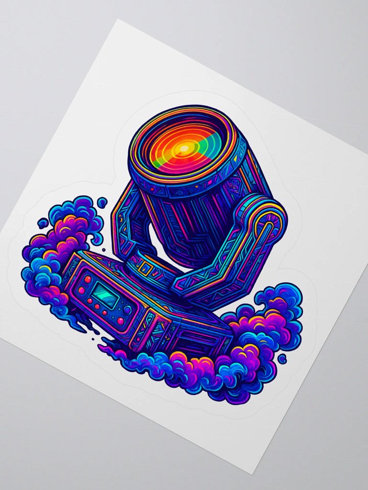 Theatrically Jerry: "Smoke & Mirrors" Moving Head Light Stickers product image (4)