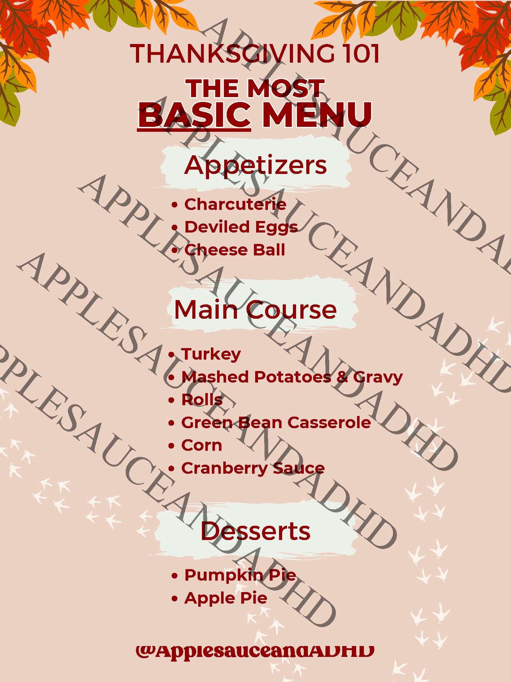 THANKSGIVING QUICK GUIDE product image (7)