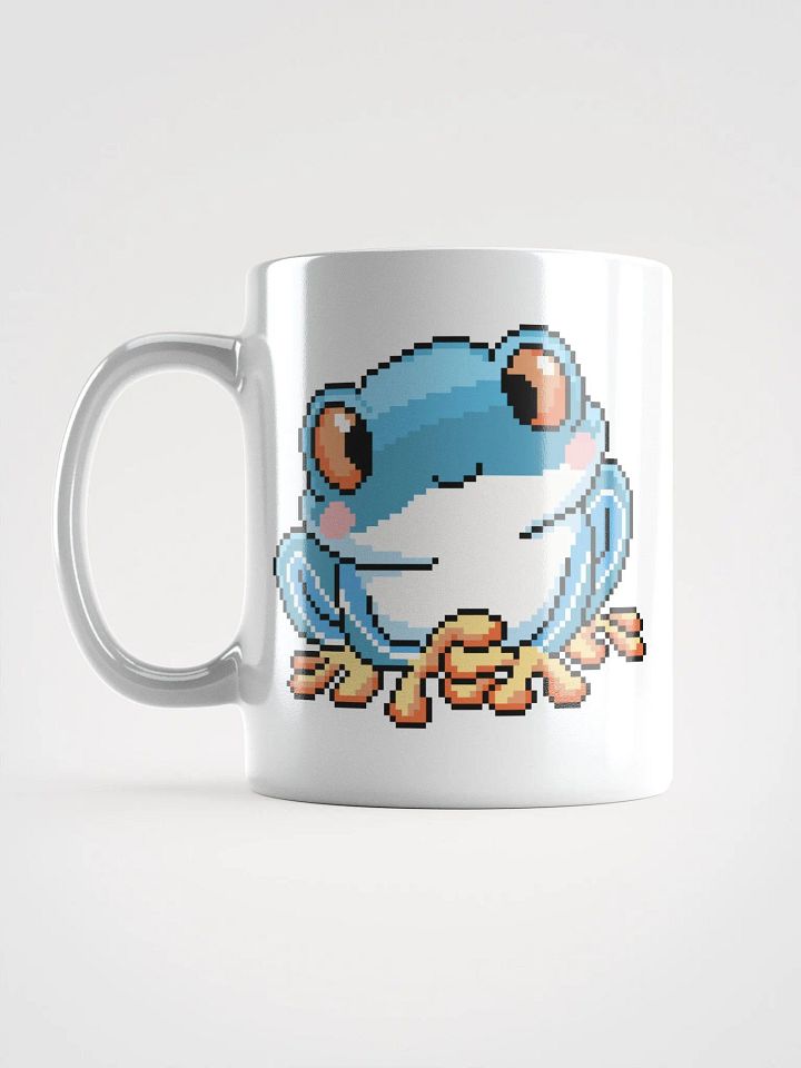 Light Blue Rip the Frog White Glossy Mug product image (1)
