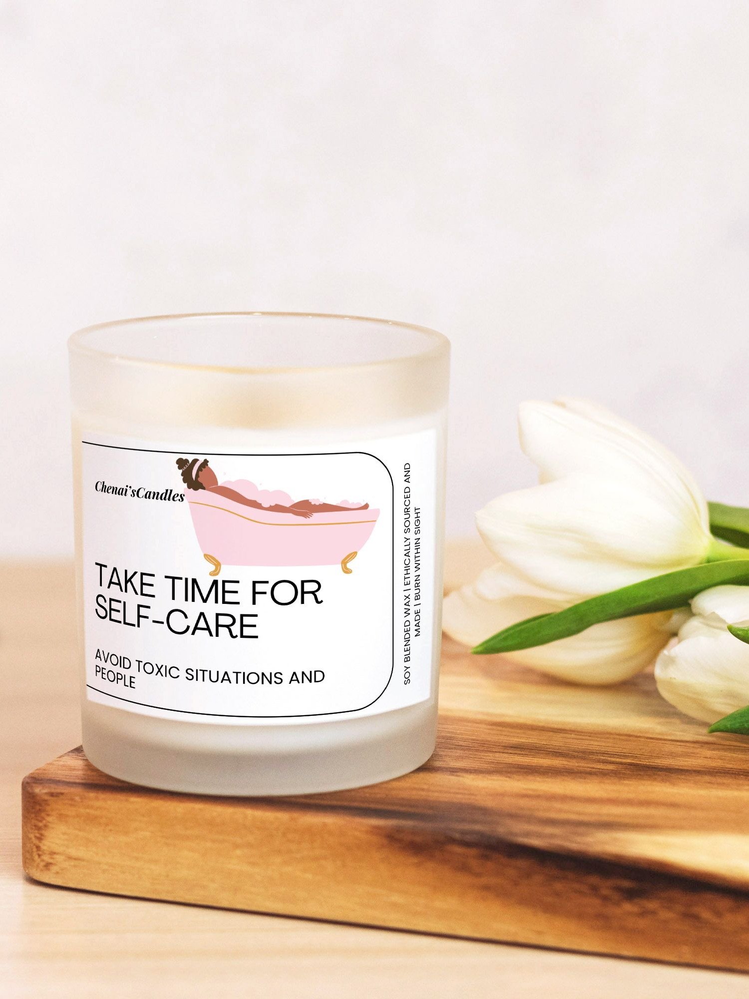 Self-Care Frosted Candle product image (2)