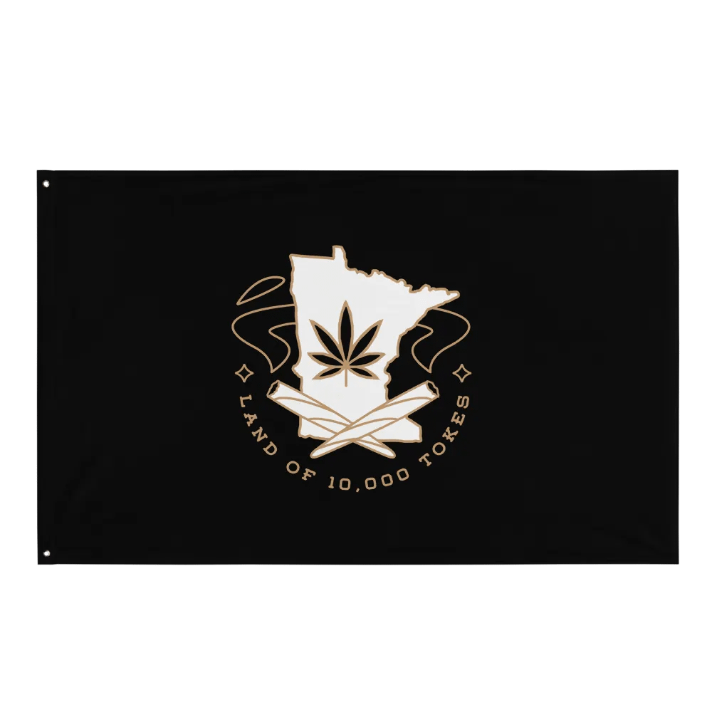 Land of 10,000 Tokes ✧ Minnesota Cannabis Flag product image (1)
