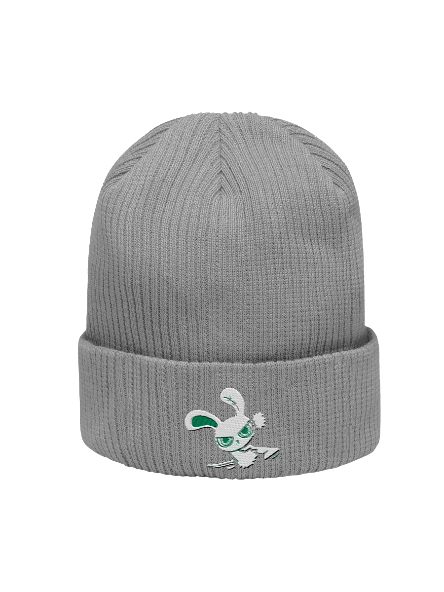 Rebel Bunny white green snug beanie product image (19)