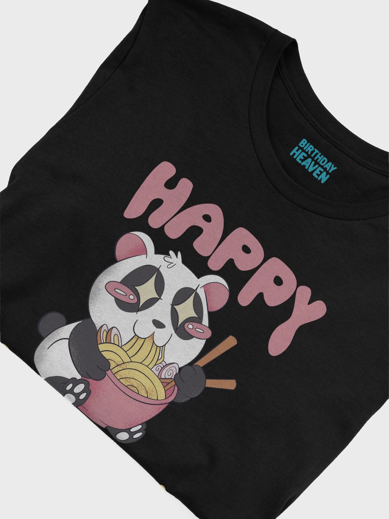 Happy Birthday (Panda Eating Noodles) T-Shirt product image (5)