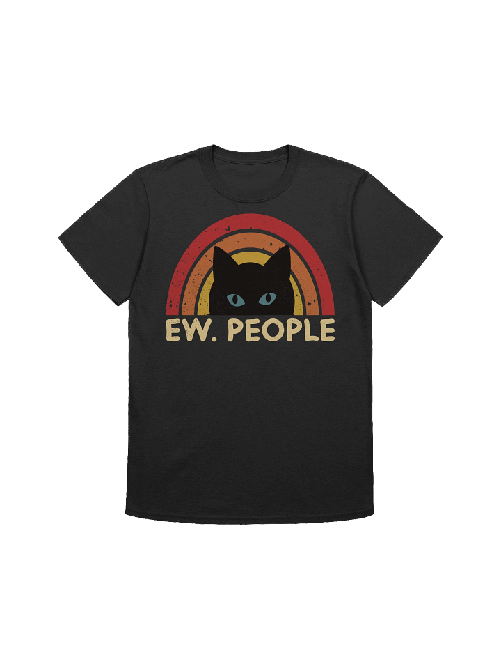 Ew. People Retro Cat Rainbow T-Shirt product image (4)
