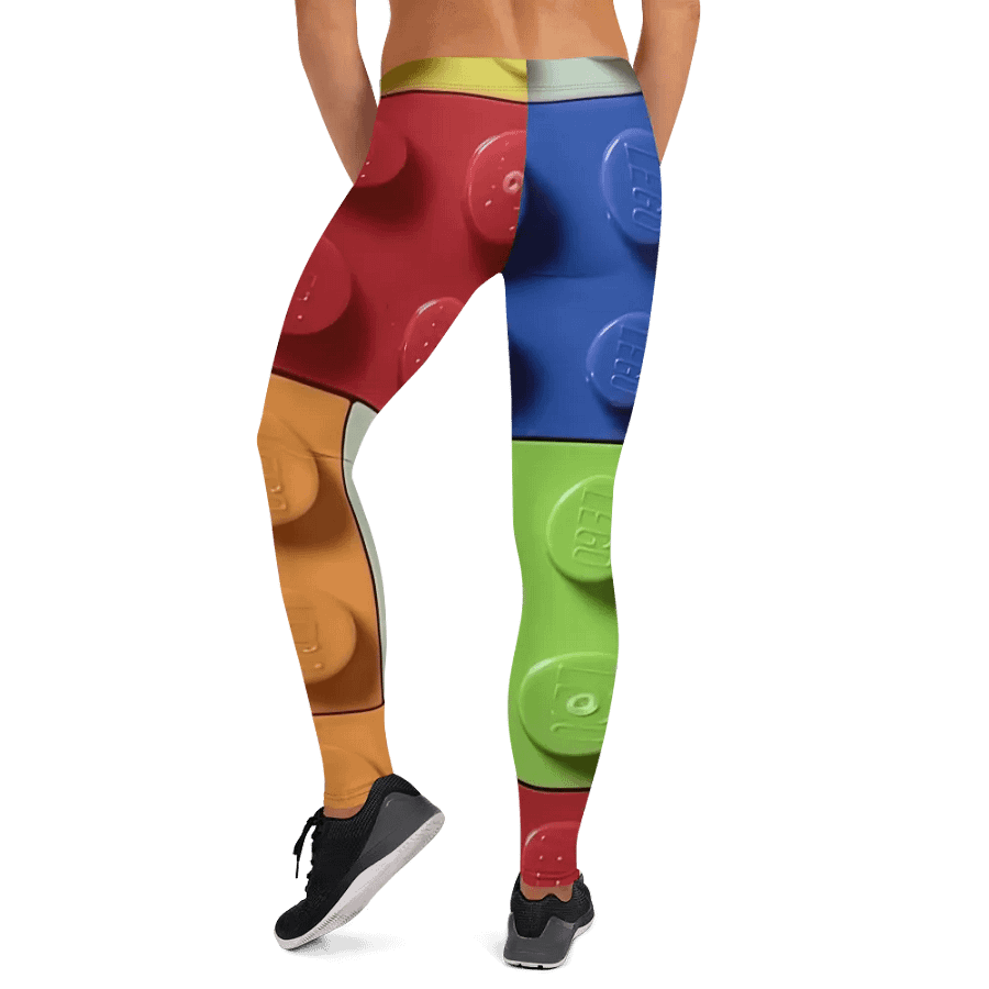 Colorful Interlocking Brick Leggings product image (12)