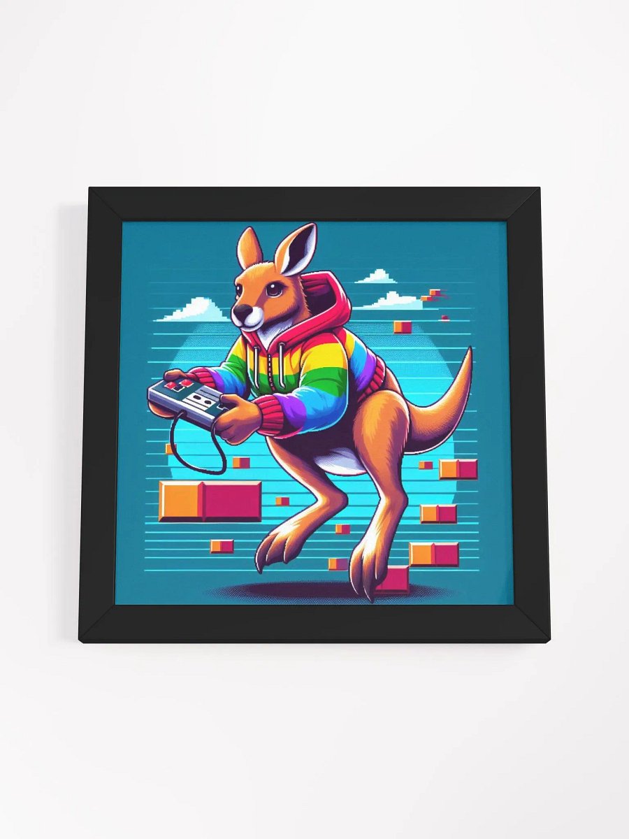 Retro Framed Kangaroo Logo product image (49)