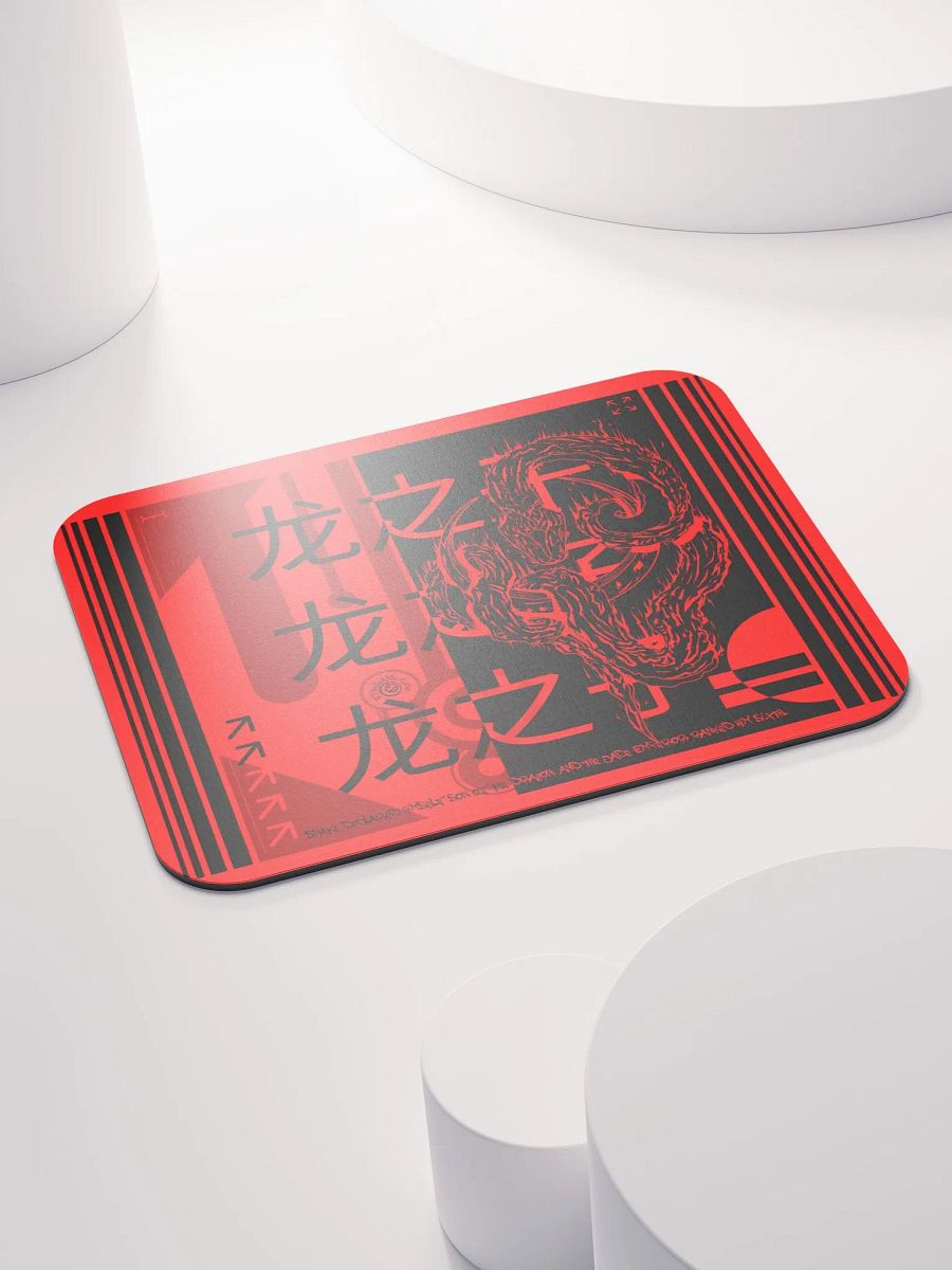 WDSNK - Wood Snake Frutiger Metro Mousepad RED product image (4)