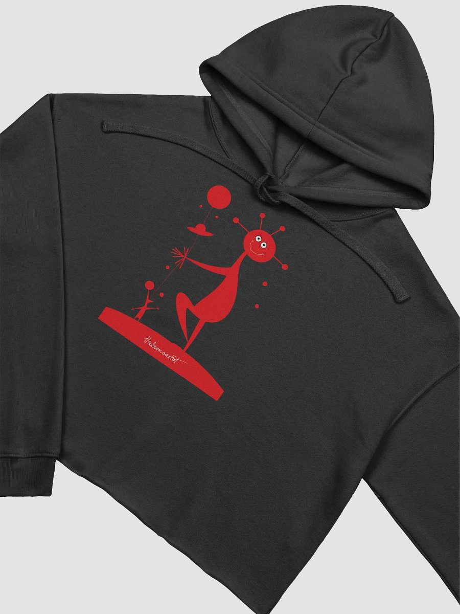 Bella+Canvas Fleece Crop Hoodie product image (3)