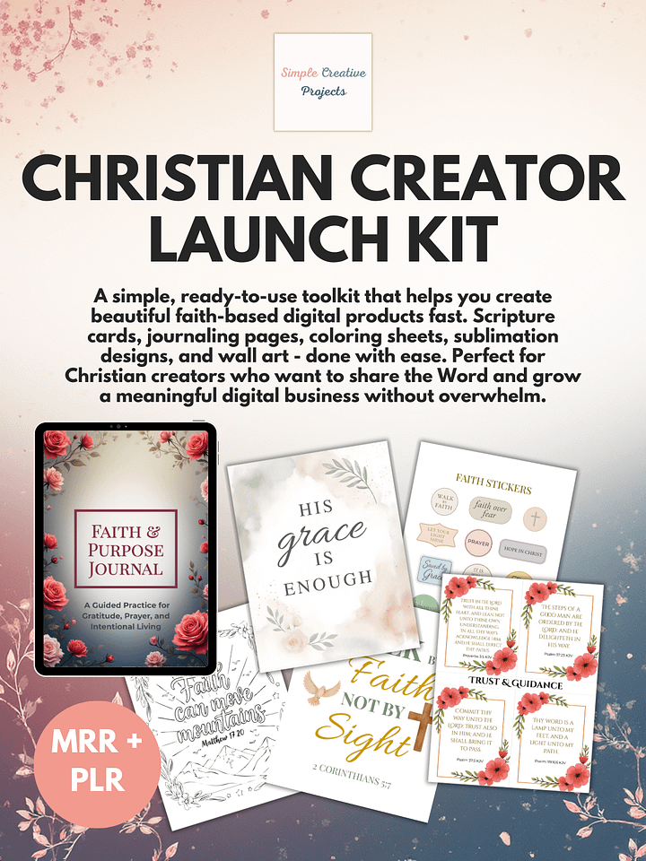 Christian Creator Launch Kit - MRR and PLR product image (1)