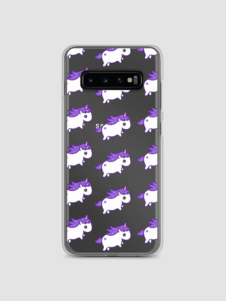 Uwu Unicorn All-Over Clear Case for Samsung® product image (1)