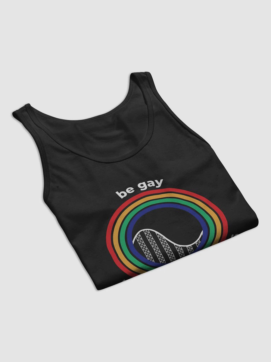 Be Gay Ride Roller Coasters Tank Top - Dark product image (8)