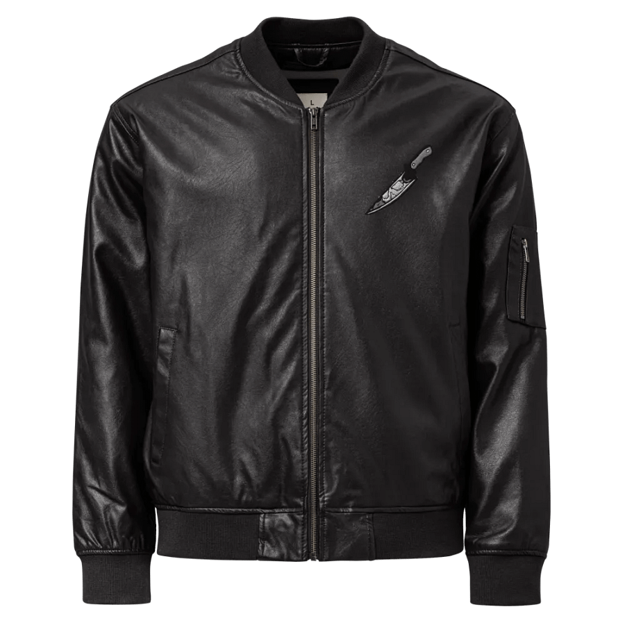 STABBY FAUX LEATHER JACKET product image (1)