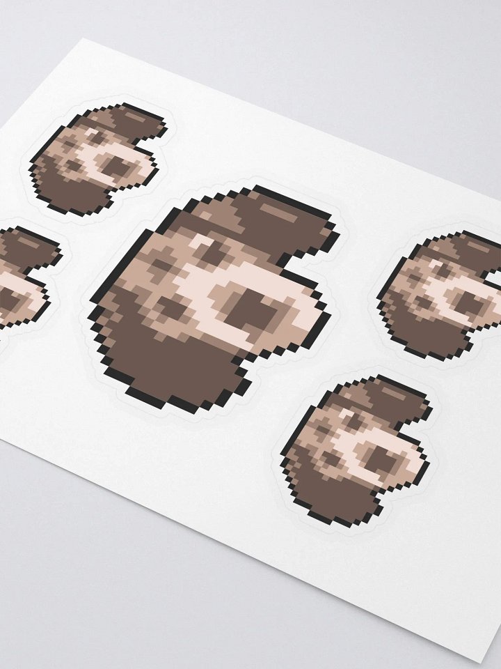 Gus the 8 Bit Beagle Sticker Sheet product image (2)
