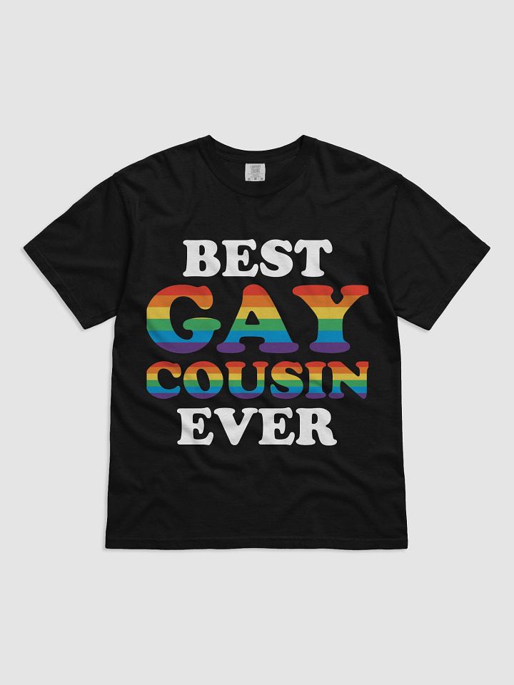 Rainbow Pride Best Gay Cousin Tee product image (5)