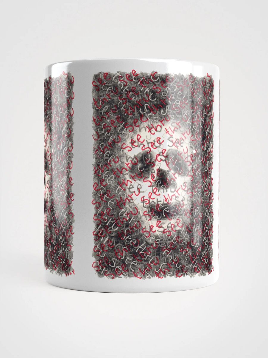 See thru White Glossy Mug product image (1)