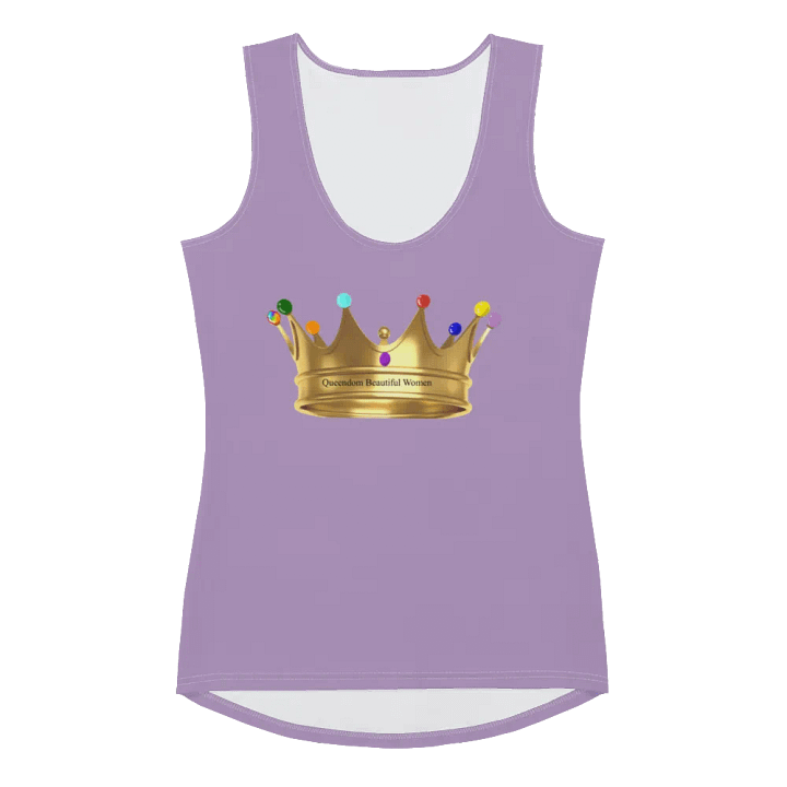 Queendom Beautiful Women Crown Tank Top/Lavender(TM) product image (1)